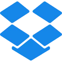 Logotipo do Dropbox, plataforma de armazenamento em nuvem