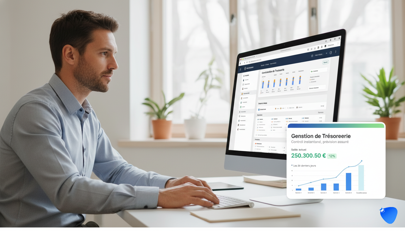 Pilotez votre trésorerie en temps réel, anticipez avec sérénité