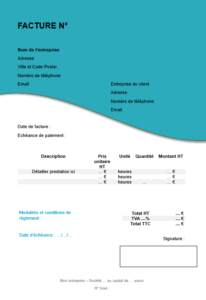 Modèle de facture