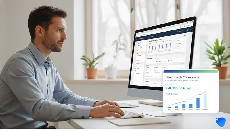 Pilotez votre trésorerie en temps réel, anticipez avec sérénité